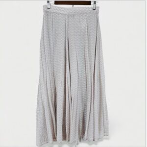 ACACIA Swimwear Light Gray Patterned Maxi Skirt